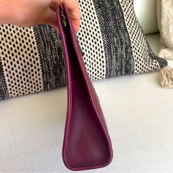 Chanel Leather Clutch w/ Gold Hardware - Picture 2 of 13